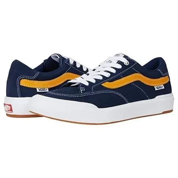 Vans Berle Skate Shoes Men’s Size 8.5 – Navy/Gold – Brand New - Picture 4 of 6